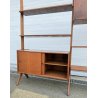 LIBRERIA VINTAGE SCAFFALE MODULARE RIPIANI DESIGN LEGNO TEAK ANNI 50/60