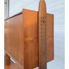 LIBRERIA VINTAGE SCAFFALE MODULARE RIPIANI DESIGN LEGNO TEAK ANNI 50/60
