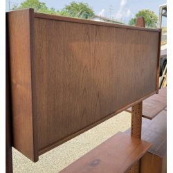 LIBRERIA VINTAGE SCAFFALE MODULARE RIPIANI DESIGN LEGNO TEAK ANNI 50/60