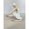 SCULTURA PORCELLANA VINTAGE Wallendorf 1764 STATUA DANZA FIGURA BALLERINA '60