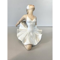 SCULTURA PORCELLANA VINTAGE Wallendorf 1764 STATUA DANZA FIGURA BALLERINA '60