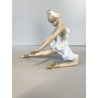 SCULTURA PORCELLANA VINTAGE Wallendorf 1764 STATUA DANZA FIGURA BALLERINA '60