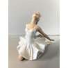 SCULTURA PORCELLANA VINTAGE Wallendorf 1764 STATUA DANZA FIGURA BALLERINA '60