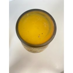 ANTICO VASO VETRO STILE E. Gallé CAMMEO GLASS DECORO FLOREALE ART NOUVEAU 20cm/h