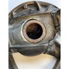 ANTICO CALAMAIO in BRONZO testa FERRO di cavallo FERMACARTE scrivania primi '900