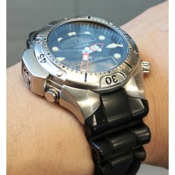 Citizen PROMASTER AQUALAND c500 Diver's 200m OROLOGIO POLSO SUB gomma nero WATCH