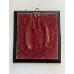 antica MINIATURA ritratto femminile CORNICE EBANIZZATA stile IMPERO dipinta FIRMA