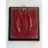 antica MINIATURA ritratto femminile CORNICE EBANIZZATA stile IMPERO dipinta FIRMA