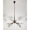 LAMPADARIO DESIGN SOSPENSIONE ANNI 50/60 STILNOVO HANGING LAMP VINTAGE SOFFITTO