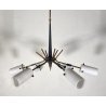 LAMPADARIO DESIGN SOSPENSIONE ANNI 50/60 STILNOVO HANGING LAMP VINTAGE SOFFITTO