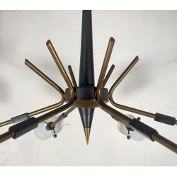 LAMPADARIO DESIGN SOSPENSIONE ANNI 50/60 STILNOVO HANGING LAMP VINTAGE SOFFITTO