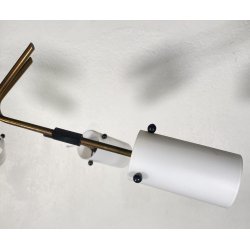 LAMPADARIO DESIGN SOSPENSIONE ANNI 50/60 STILNOVO HANGING LAMP VINTAGE SOFFITTO