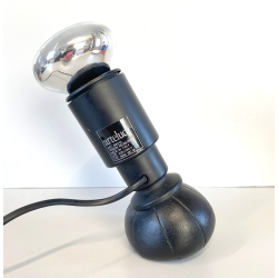 LAMPADA da TAVOLO ORIENTABILE DESIGN Gino Sarfatti MOD. 600/G ARTELUCE NERA 1966