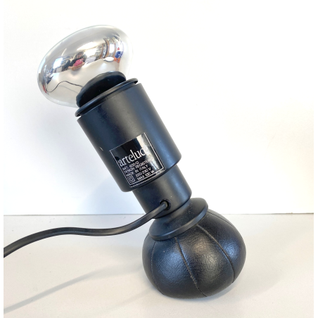 LAMPADA da TAVOLO ORIENTABILE DESIGN Gino Sarfatti MOD. 600/G ARTELUCE NERA 1966