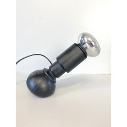 LAMPADA da TAVOLO ORIENTABILE DESIGN Gino Sarfatti MOD. 600/G ARTELUCE NERA 1966