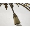LAMPADARIO ANNI 50/60 OTTONE 16 LUCI DESIGN SOSPENSIONE HANGING LAMP VINTAGE