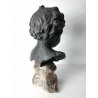 ANTICO BUSTO BRONZO BAMBINO LACRIME PIANTO STILE MEDARDO ROSSO SCULTURA STATUA