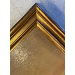 GRANDE DIPINTO OLIO PAESAGGIO MONTANO FIGURE ALPEGGIO BAITA RUSCELLO FIRMATO '30
