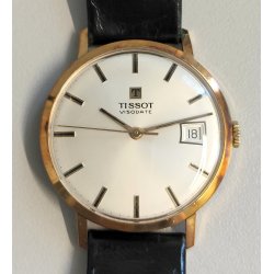OROLOGIO POLSO Tissot Visodate ANNI 60 cal. 782-1 PLAQUE OR Vintage Wrist Watch