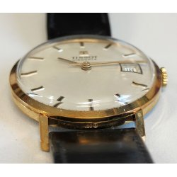 OROLOGIO POLSO Tissot Visodate ANNI 60 cal. 782-1 PLAQUE OR Vintage Wrist Watch