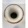 VASO PORCELLANA CINESE FAMILLE ROSE DECORO POLICROMO ISTORIATO PEONIE UCCELLI