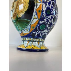ANFORA IDRIA BROCCA VERSATOIO CERAMICA Molaroni Pesaro DECORO VOLTO PAGGIO '20
