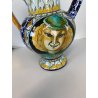 ANFORA IDRIA BROCCA VERSATOIO CERAMICA Molaroni Pesaro DECORO VOLTO PAGGIO '20