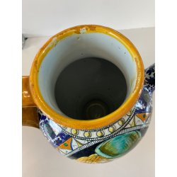 ANFORA IDRIA BROCCA VERSATOIO CERAMICA Molaroni Pesaro DECORO VOLTO PAGGIO '20