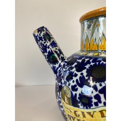 ANFORA IDRIA BROCCA VERSATOIO CERAMICA Molaroni Pesaro DECORO VOLTO PAGGIO '20