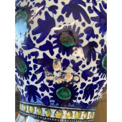 ANFORA IDRIA BROCCA VERSATOIO CERAMICA Molaroni Pesaro DECORO VOLTO PAGGIO '20