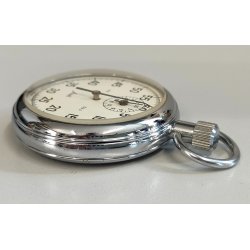 CRONOMETRO AZAM Sovietico USSR OROLOGIO TASCA cronografo OLD STOP WATCH anni 70