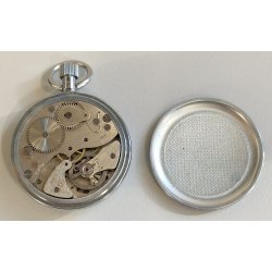 CRONOMETRO AZAM Sovietico USSR OROLOGIO TASCA cronografo OLD STOP WATCH anni 70