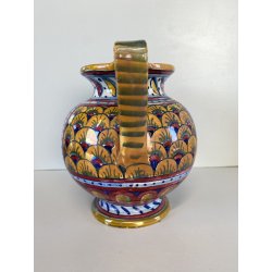 ANFORA BROCCA VERSATOIO CERAMICA LUSTRO Gualdo Tadino DECORO RINASCIMENTALE '30