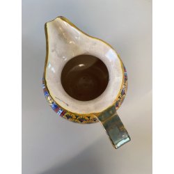 ANFORA BROCCA VERSATOIO CERAMICA LUSTRO Gualdo Tadino DECORO RINASCIMENTALE '30