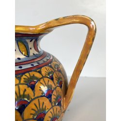ANFORA BROCCA VERSATOIO CERAMICA LUSTRO Gualdo Tadino DECORO RINASCIMENTALE '30