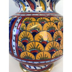 ANFORA BROCCA VERSATOIO CERAMICA LUSTRO Gualdo Tadino DECORO RINASCIMENTALE '30
