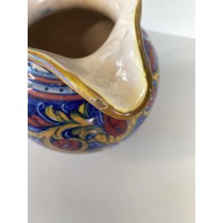 ANFORA BROCCA VERSATOIO CERAMICA LUSTRO Gualdo Tadino DECORO RINASCIMENTALE '30