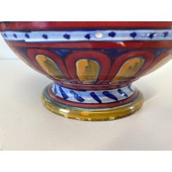ANFORA BROCCA VERSATOIO CERAMICA LUSTRO Gualdo Tadino DECORO RINASCIMENTALE '30
