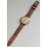 ANTICO OROLOGIO POLSO Oriental Chrono LANDERON lamin ORO anni 50 OLD WRIST WATCH