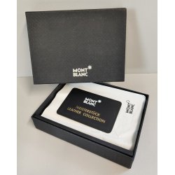 Montblanc MEMO WRITING PAD 14109 Custodia Porta Carte Credito PORTAFOGLIO PELLE