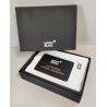Montblanc MEMO WRITING PAD 14109 Custodia Porta Carte Credito PORTAFOGLIO PELLE