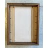 QUADRO FORMELLA PLACCA CERAMICA SMALTATA FIRMA "PiR" RITRATTO FEMMINILE '60/'70