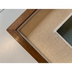 QUADRO DIPINTO OLIO PAESAGGIO LACUSTRE