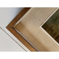 QUADRO DIPINTO OLIO PAESAGGIO LACUSTRE