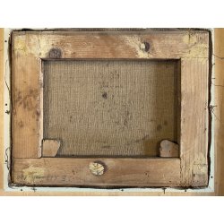 QUADRO DIPINTO OLIO PAESAGGIO LACUSTRE