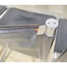 SET 4 SEDIA Giotto Stoppino MOD. Jot DESIGN ACCIAIO CROMATO CUOIO ANNI 70