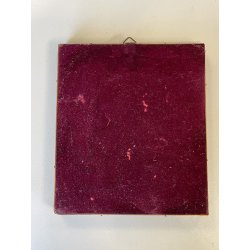 MINIATURA antica RITRATTO femminile PREZIOSA CORNICE INTARSIATA impero '800