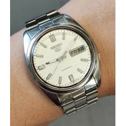ANTICO OROLOGIO POLSO Seiko 5 Automatic 7009-821A anni 70 Vintage Wrist Watch