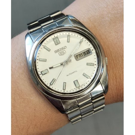 ANTICO OROLOGIO POLSO Seiko 5 Automatic 7009-821A anni 70 Vintage Wrist Watch