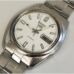 ANTICO OROLOGIO POLSO Seiko 5 Automatic 7009-821A anni 70 Vintage Wrist Watch